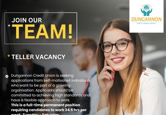 Teller Vacancy at Dungannon Credit Union